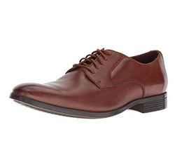 限US7.5码，CLARKS 其乐 Conwell Plain 男士真皮正装鞋 Prime会员免费直邮含税到手308.64元