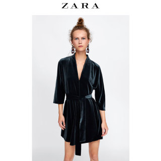 ZARA 02731252500-23 女士连衣裙 (XS、绿色)