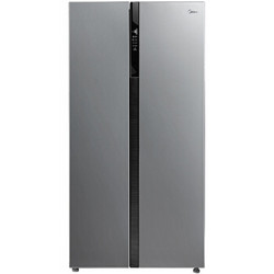 美的(Midea)520升 风冷无霜 纤薄机身对开门冰箱 时尚外观 节能静音 泰坦银 BCD-520WKM(E)