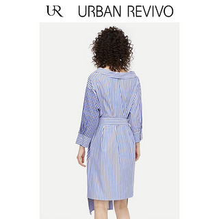 URBAN REVIVO WG30S7BN2005 女士连衣裙 (S、紫色条纹)