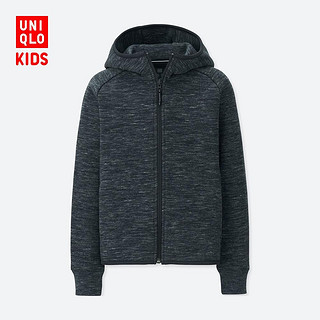 UNIQLO 优衣库 男女童弹力运动连帽外套