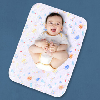 米乐鱼婴儿宝宝隔尿垫儿童宝宝可洗纱布防尿垫礼物盒 *2件