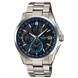 CASIO 卡西欧 OCEANUS 海神 OCW-T2600-1AJF 男士太阳能电波腕表