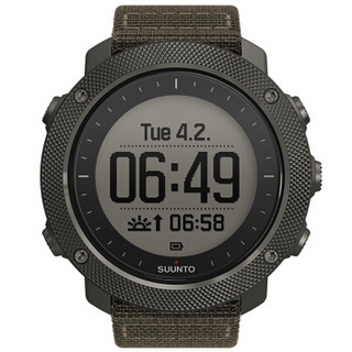 SUUNTO 颂拓 TRAVERSE 远征系列 GPS智能手表 阿尔法军绿色