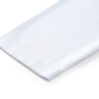 PurCotton 全棉时代 2000204602 婴儿针织长袖套装 80/48(建议12-18个月) 蓝白条
