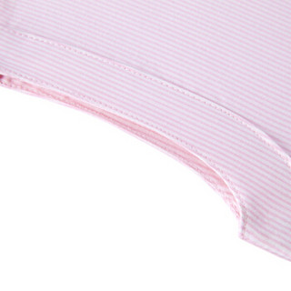 PurCotton 全棉时代 2000225601 幼儿女款梭织条纹短袖连衣裙 90/52(建议2-3岁) 粉条纹