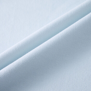 PurCotton 全棉时代 2000237501 男童针织彩色门襟短袖POLO衫 120/56(建议6-7岁) 晴空蓝