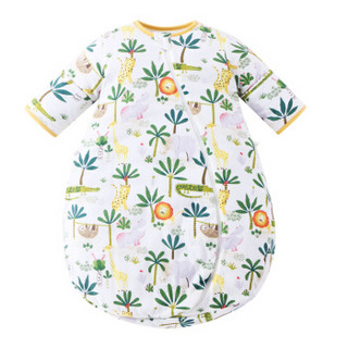 米乐鱼 婴儿睡袋用品儿童宝宝棉抱被棉防踢被春秋薄款森林王70*48cm