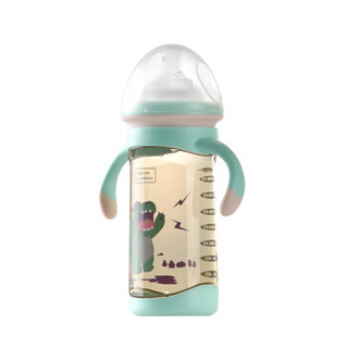 babycare婴儿奶瓶 宽口径新生儿ppsu耐摔宝宝奶瓶 9010 Roar恐龙-260ml