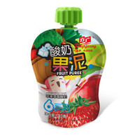 FangGuang 方广 酸奶果泥 3段 苹果草莓味 103g