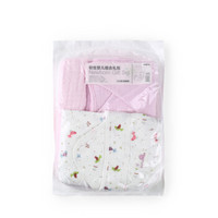 全棉时代 婴儿组合装 小鸟星星抱被+长款和袍+浴巾+面巾+手帕2条 6件/袋