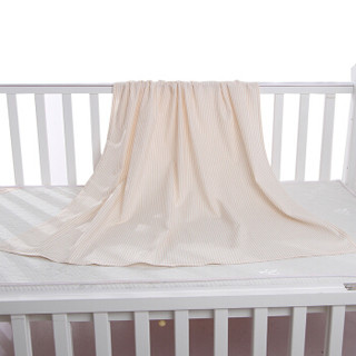 威尔贝鲁（WELLBER）婴儿床单 幼儿园儿童床婴儿床床单 条纹145*90cm