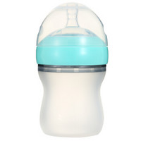 变奏曲（partita)婴幼儿硅胶宽大口径奶瓶高温耐摔（标配2段奶嘴） 150ml玉绿色 加拿大品牌