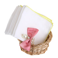 喜亲宝 K.S.babe）全棉纱布婴儿口水巾方巾 新生儿面巾围嘴 宝宝喂奶巾毛巾隔汗巾手帕25×25cm（6枚入）