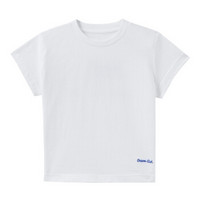 PurCotton 全棉时代 2000246401 女童针织短袖T恤 130/60(建议8-9岁) 白色