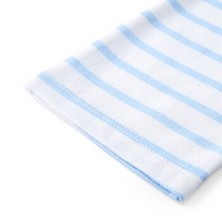 PurCotton 全棉时代 2000252102 婴儿针织卡通裤 66/44(建议3-6个月)  蓝白条