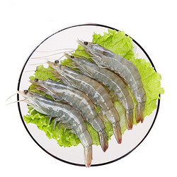 禧美海产 厄瓜多尔白虾 1.8kg 40-50只/kg