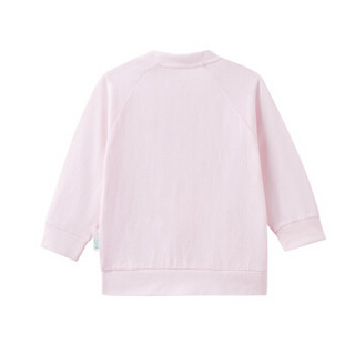 PurCotton 全棉时代 2000248301 幼儿女款针织长袖防蚊衣 80/48(建议12-18个月) 粉色