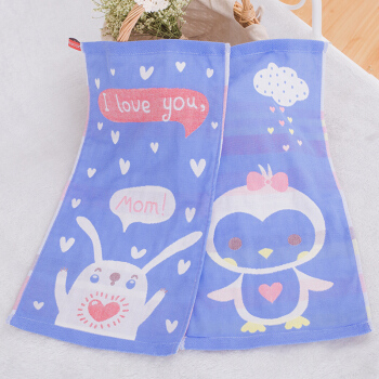 喜亲宝 纱布婴儿毛巾口水巾 (50×25cm，2条装)