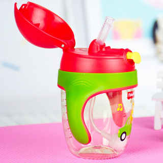 Fisher-Price 婴儿吸管杯 红色PPSU240ML