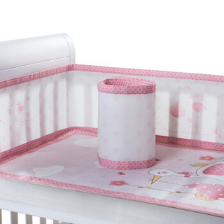 AUSTTBABY 婴儿床围套件 三明治透气防撞床帏 玛丽亚莲