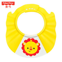 Fisher-Price Fisher Price）婴幼儿洗头帽浴帽防水护耳儿童洗发帽宝宝洗澡洗头神器可调节黄色