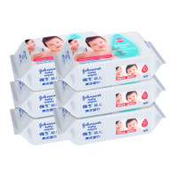 Johnson & Johnson 强生 婴儿爽洁湿巾 80片*6包 *5件