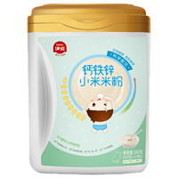 伊威(Eastwes)婴儿辅食 钙铁锌 宝宝小米粉米糊300g(6至36个月适用)