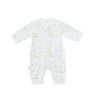 PurCotton 全棉时代 婴儿针织长袖连体服 (雪域垂钓、80/48(建议12-18个月)、1件/装)