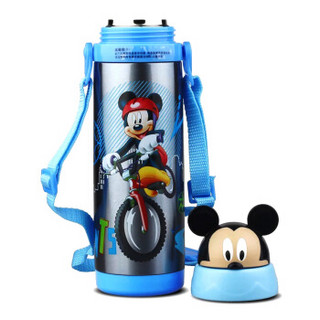 Disney 迪士尼 儿童保温水杯 480ml 蓝色  