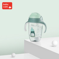 BabyCare 2690 带手柄吸管杯 300ml 绿色