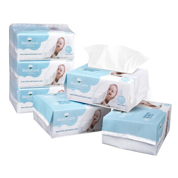 BabyCare by Cottontree 棉德宝 婴儿纯棉柔巾 80片*3包