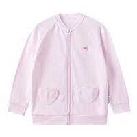 PurCotton 全棉时代 女童针织长袖防蚊衣 (粉色、女、1条装、110/56(建议4-5岁))