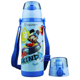 Disney 迪士尼 儿童吸管保温壶 (450ml、米奇蓝)