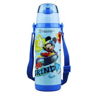 Disney 迪士尼 儿童吸管保温壶 (450ml、米奇蓝)