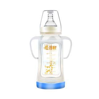 IVORY 爱得利 JDT-02 玻璃婴儿奶瓶 (240ml、套装、玻璃、宽口径)