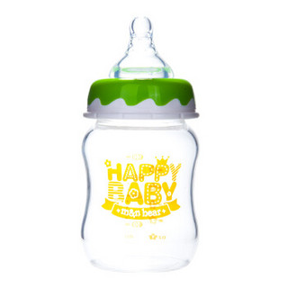 m&n bear 咪呢小熊 婴儿防胀气奶瓶 (宽口径、玻璃、160ml)
