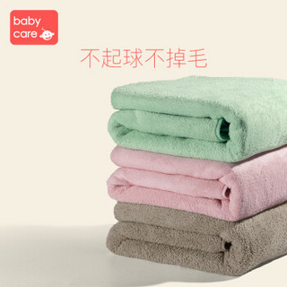 BabyCare 3205 婴儿浴巾 薇粉 (105*105cm)