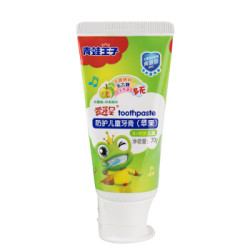 青蛙王子 防护牙膏 儿童牙膏3-12岁(苹果)70g