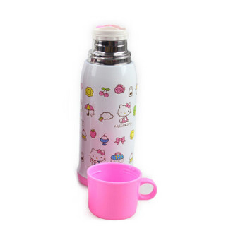 Hello Kitty 凯蒂猫 婴儿童保温水杯  600ML 白色  