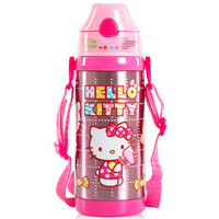 Hello Kitty 凯蒂猫 SH36808TP 真空不锈钢水壶 380ML 粉色  