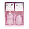 Mamiqing 妈咪情 原装进口婴儿硅胶奶瓶 (160ml+260ml、粉色、硅胶、宽口径、礼盒装)