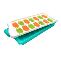 OXO 婴儿食物存储盒 (组合装、14格、蓝绿色)