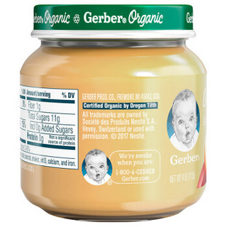 Gerber 嘉宝 苹果泥 113g/瓶