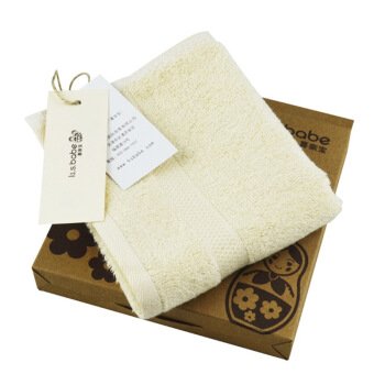 喜亲宝 婴儿竹纤维毛巾 (50*28cm、米色)