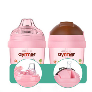 aynmer AYM-9224 儿童学饮杯 (210ml、蓝色)