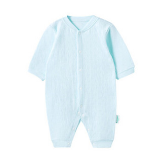 PurCotton 全棉时代 婴儿针织双层提花连体衣 (浅蓝、66/44)