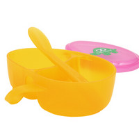 MDB 智慧宝贝 婴儿辅食碗勺便携套装 (粉色)