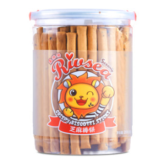 Rivsea 禾泱泱 宝宝牙棒饼干 (芝麻味、206g )