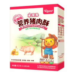 禾泱泱(Rivsea)无调味营养猪肉酥无添加食用盐与白砂糖宝宝零食80g *2件